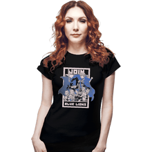 Load image into Gallery viewer, Shirts Fitted Shirts, Woman / Small / Black Join Blue Lions