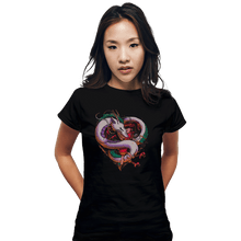Load image into Gallery viewer, Shirts Fitted Shirts, Woman / Small / Black Spiritual Journey