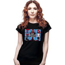 Load image into Gallery viewer, Daily_Deal_Shirts Fitted Shirts, Woman / Small / Black The Spider Bunch