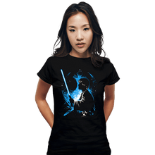 Load image into Gallery viewer, Daily_Deal_Shirts Fitted Shirts, Woman / Small / Black The Way Of The Force