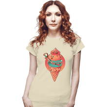 Load image into Gallery viewer, Daily_Deal_Shirts Fitted Shirts, Woman / Small / White Ice Quest