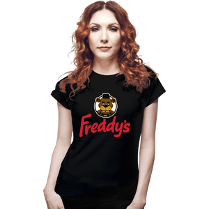 Daily_Deal_Shirts Fitted Shirts, Woman / Small / Black Freddy's