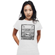 Load image into Gallery viewer, Shirts Fitted Shirts, Woman / Small / White Storm Snooper