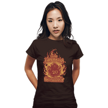Load image into Gallery viewer, Daily_Deal_Shirts Fitted Shirts, Woman / Small / Black I Like Fireballs