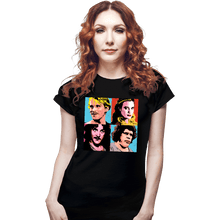 Load image into Gallery viewer, Shirts Fitted Shirts, Woman / Small / Black Princess Warhol