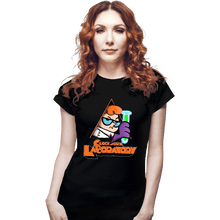 Load image into Gallery viewer, Daily_Deal_Shirts Fitted Shirts, Woman / Small / Black A Clockwork Laboratory