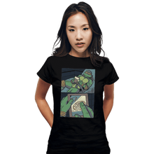 Load image into Gallery viewer, Shirts Fitted Shirts, Woman / Small / Black Longing For Pizza