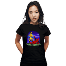 Load image into Gallery viewer, Daily_Deal_Shirts Fitted Shirts, Woman / Small / Black Mutant Butt