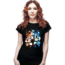 Load image into Gallery viewer, Daily_Deal_Shirts Fitted Shirts, Woman / Small / Black Tickle Crabs