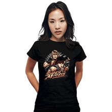 Load image into Gallery viewer, Daily_Deal_Shirts Fitted Shirts, Woman / Small / Black Supermodels