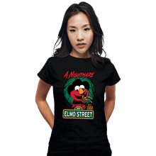 Load image into Gallery viewer, Daily_Deal_Shirts Fitted Shirts, Woman / Small / Black It's Tickle Time