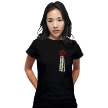 Load image into Gallery viewer, Sold_Out_Shirts Fitted Shirts, Woman / Small / Black Black Templar Metal