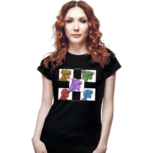 Load image into Gallery viewer, Daily_Deal_Shirts Fitted Shirts, Woman / Small / Black Dark Kingdom Days