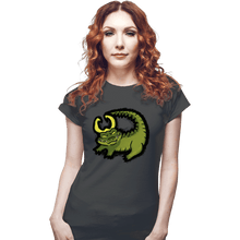 Load image into Gallery viewer, Shirts Fitted Shirts, Woman / Small / Charcoal The Alligator King