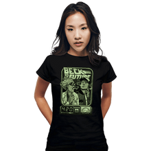 Load image into Gallery viewer, Secret_Shirts Fitted Shirts, Woman / Small / Black Beck In Time