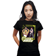 Load image into Gallery viewer, Daily_Deal_Shirts Fitted Shirts, Woman / Small / Black Planet Of The Bass