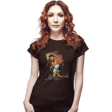 Load image into Gallery viewer, Shirts Fitted Shirts, Woman / Small / Black Let it Go