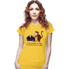 Load image into Gallery viewer, Secret_Shirts Fitted Shirts, Woman / Small / White Blurst Of Times