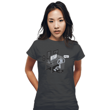 Load image into Gallery viewer, Shirts Fitted Shirts, Woman / Small / Charcoal Robot Problems
