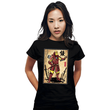 Load image into Gallery viewer, Daily_Deal_Shirts Fitted Shirts, Woman / Small / Black Iron Samurai