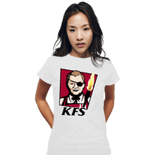 Load image into Gallery viewer, Shirts Fitted Shirts, Woman / Small / White Fried Sauerkraut