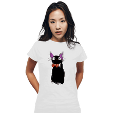 Load image into Gallery viewer, Shirts Fitted Shirts, Woman / Small / White Watercolor Cat