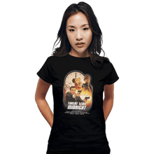 Load image into Gallery viewer, Shirts Fitted Shirts, Woman / Small / Black Threat Level Midnight