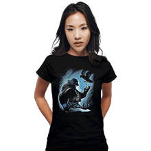 Load image into Gallery viewer, Shirts Fitted Shirts, Woman / Small / Black Bow To Me
