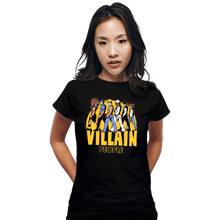 Load image into Gallery viewer, Daily_Deal_Shirts Fitted Shirts, Woman / Small / Black The Villain People