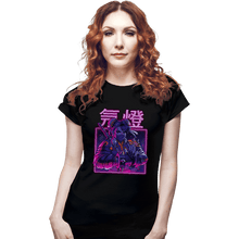 Load image into Gallery viewer, Shirts Fitted Shirts, Woman / Small / Black Neon Spring