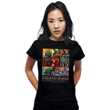 Load image into Gallery viewer, Daily_Deal_Shirts Fitted Shirts, Woman / Small / Black Mobile Suits