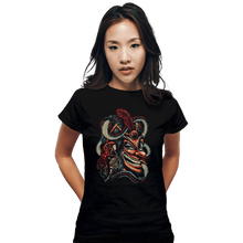 Load image into Gallery viewer, Daily_Deal_Shirts Fitted Shirts, Woman / Small / Black Hunger For Power