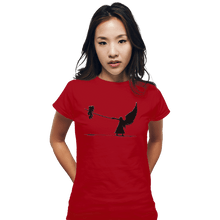 Load image into Gallery viewer, Shirts Fitted Shirts, Woman / Small / Red Despair