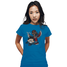 Load image into Gallery viewer, Shirts Fitted Shirts, Woman / Small / Sapphire Bucky And Sam