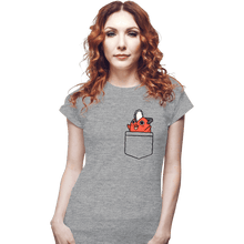Load image into Gallery viewer, Secret_Shirts Fitted Shirts, Woman / Small / Sports Grey Pocket Pochita