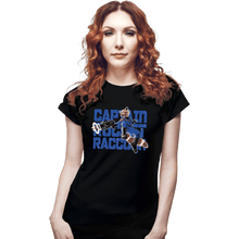 Load image into Gallery viewer, Secret_Shirts Fitted Shirts, Woman / Small / Black Captain Rocket Raccoon