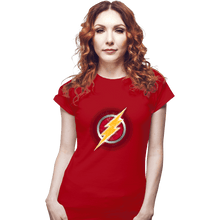 Load image into Gallery viewer, Shirts Fitted Shirts, Woman / Small / Red Speed Demon