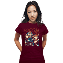 Load image into Gallery viewer, Secret_Shirts Fitted Shirts, Woman / Small / Maroon Pump It Up