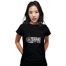 Load image into Gallery viewer, Shirts Fitted Shirts, Woman / Small / Black Cyberpunk Game Master
