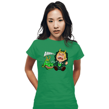 Load image into Gallery viewer, Shirts Fitted Shirts, Woman / Small / Irish Green Lokibite