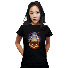 Load image into Gallery viewer, Shirts Fitted Shirts, Woman / Small / Black Halloween Island
