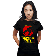 Load image into Gallery viewer, Daily_Deal_Shirts Fitted Shirts, Woman / Small / Black Thundercats Japan