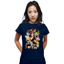 Load image into Gallery viewer, Shirts Fitted Shirts, Woman / Small / Navy Honkey Tonk Women