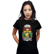 Load image into Gallery viewer, Shirts Fitted Shirts, Woman / Small / Black Gambit's Queen