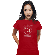 Load image into Gallery viewer, Daily_Deal_Shirts Fitted Shirts, Woman / Small / Red Space Coyote Sriracha
