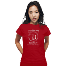 Load image into Gallery viewer, Daily_Deal_Shirts Fitted Shirts, Woman / Small / Red Space Coyote Sriracha