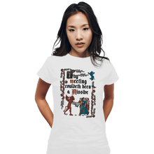 Load image into Gallery viewer, Daily_Deal_Shirts Fitted Shirts, Woman / Small / White Illuminated Email