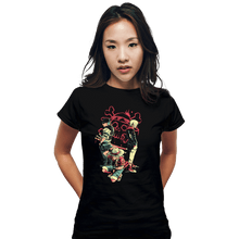 Load image into Gallery viewer, Daily_Deal_Shirts Fitted Shirts, Woman / Small / Black Monster Trio