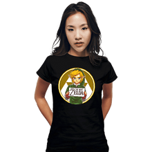 Load image into Gallery viewer, Secret_Shirts Fitted Shirts, Woman / Small / Black Not Zelda!