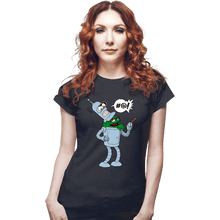 Load image into Gallery viewer, Daily_Deal_Shirts Fitted Shirts, Woman / Small / Dark Heather Cybersquatting